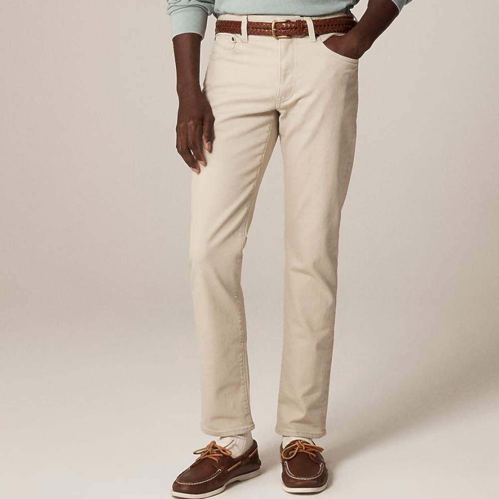 NWOT j crew sand washed canvas 770™ Straight-fit Bergen five-pocket pant